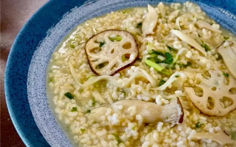 季節の根菜リゾット味噌風味